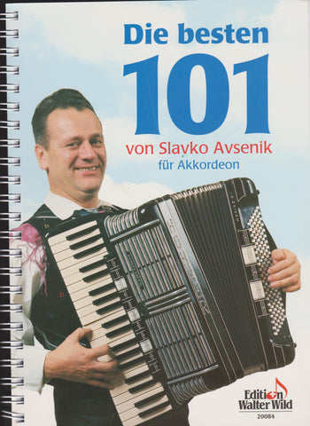 Slavko Avsenik - The best 101 for accordion