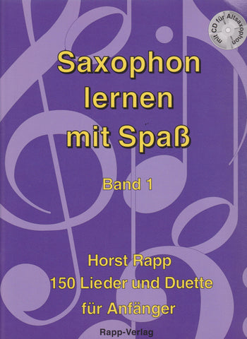 Saxophon lernen mit Spaß Band 1 (B-Ware)