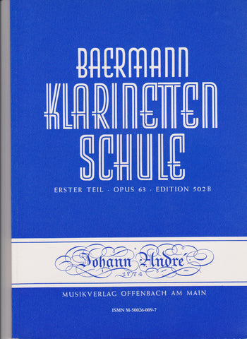 Clarinet school from Baermann (B-stock)