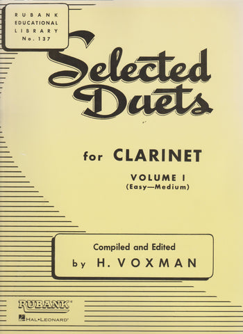 Selected Duets for Clarinet Volume 1 (B-Stock)
