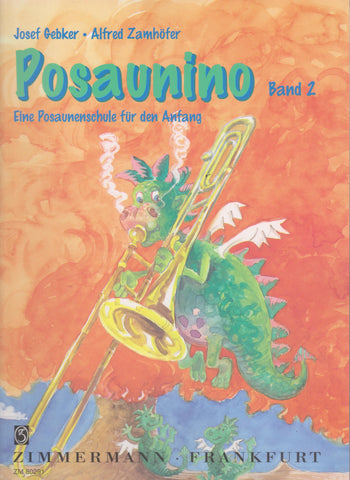 Posaunino Volume 2 trombone school for beginners (B-stock)