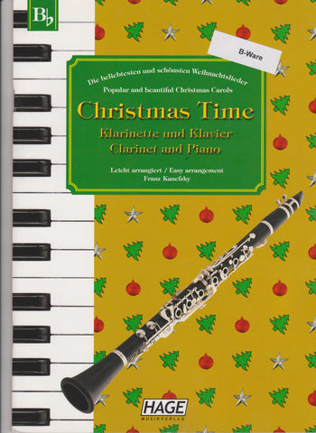 Christmas Time for clarinet and piano (B-Ware)