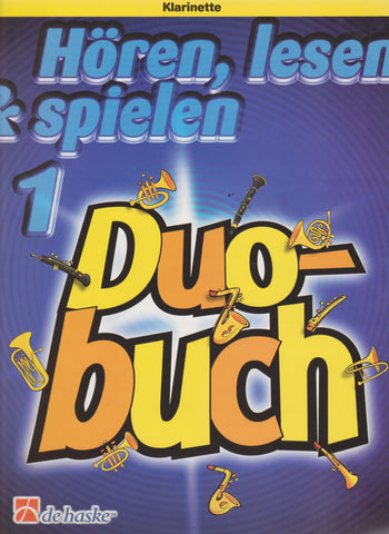 Listen, read &amp; play booklet 1 duo book for clarinet (B-stock)