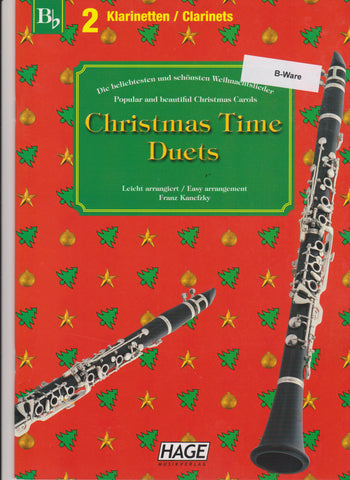 Christmas Time Duets for 2 clarinets (B-Stock)