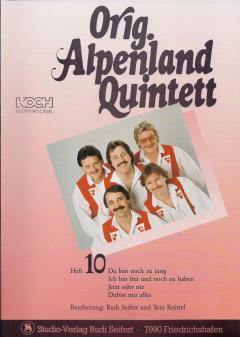 Musiknoten zu Alpenland Quintett Heft 10 arrangiert/komponiert von Rudi Seifert (Sammelheft) - Musikverlag Seifert