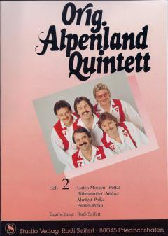Musiknoten zu Alpenland Quintett Heft 2 arrangiert/komponiert von Rudi Seifert (Sammelheft) - Musikverlag Seifert