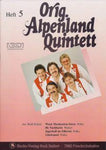 Musiknoten zu Alpenland Quintett Heft 5 arrangiert/komponiert von Rudi Seifert (Sammelheft) - Musikverlag Seifert