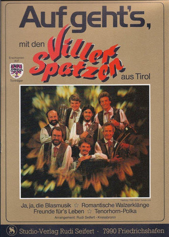 Musiknoten zu Auf gehts mit den Viller Spatzen arrangiert/komponiert von Rudi Seifert (Sammelheft) - Musikverlag Seifert