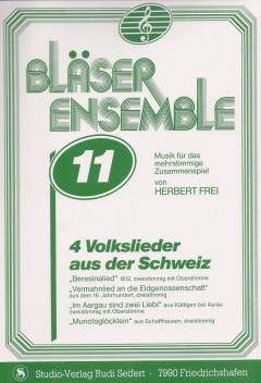 Musiknoten zu Bläser-Ensemble 11 arrangiert/komponiert von Herbert Frei (Unterrichtsmaterial) - Musikverlag Seifert