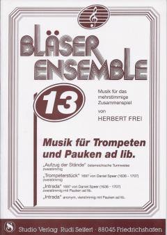Musiknoten zu Bläser-Ensemble 13 arrangiert/komponiert von Herbert Frei (Unterrichtsmaterial) - Musikverlag Seifert