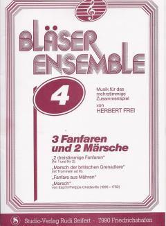 Musiknoten zu Bläser-Ensemble 4 (B-Ware) arrangiert/komponiert von Herbert Frei (Unterrichtsmaterial) - Musikverlag Seifert