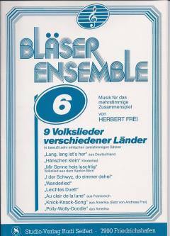 Musiknoten zu Bläser-Ensemble 6 arrangiert/komponiert von Herbert Frei (Unterrichtsmaterial) - Musikverlag Seifert