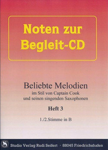 Musiknoten zu Beliebte Melodien 3 (Noten zur Begleit-CD) arrangiert/komponiert von Rudi Seifert (Sammelheft) - Musikverlag Seifert