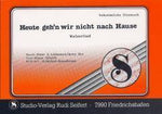 Musiknoten zu Heute gehn wir nicht nach Hause arrangiert/komponiert von Rudi Seifert (Einzelausgabe) - Musikverlag Seifert