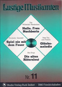 Musiknoten zu Lustige Musikanten 11 arrangiert/komponiert von Rudi Seifert (Sammelheft) - Musikverlag Seifert