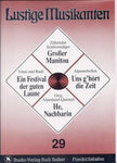 Musiknoten zu Lustige Musikanten 29 (B-Ware) arrangiert/komponiert von Rudi Seifert (Sammelheft) - Musikverlag Seifert