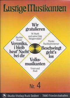 Musiknoten zu Lustige Musikanten 4 arrangiert/komponiert von Rudi Seifert (Sammelheft) - Musikverlag Seifert