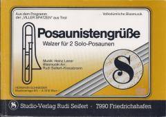 Musiknoten zu Posaunistengrüße arrangiert/komponiert von Rudi Seifert (Einzelausgabe) - Musikverlag Seifert