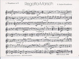 Musiknoten zu Regatta-Marsch arrangiert/komponiert von Rudi Seifert (Einzelausgabe) - Musikverlag Seifert