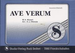 Musiknoten zu Ave Verum arrangiert/komponiert von Wolfgang Amadeus Mozart (Einzelausgabe) - Musikverlag Seifert