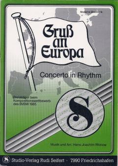 Musiknoten zu Gruss an Europa arrangiert/komponiert von Hans-Joachim Rhinow (Einzelausgabe) - Musikverlag Seifert