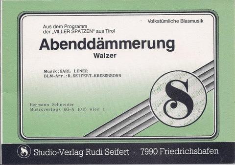 Abenddämmerung Noten von Rudi Seifert - Musikverlag Seifert