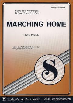 Musiknoten zu Marching home arrangiert/komponiert von Werner Tauber (Einzelausgabe) - Musikverlag Seifert