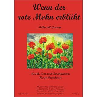 Wenn der rote Mohn erblüht (Beat-Polka) Noten von Horst Brandauer - Musikverlag Seifert