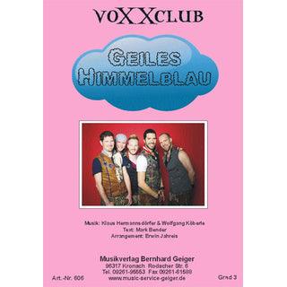 Geiles Himmelblau - Voxxclub Noten von Erwin Jahreis - Musikverlag Seifert