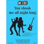 You shook me all night long - AC/DC Noten von Erwin Jahreis - Musikverlag Seifert