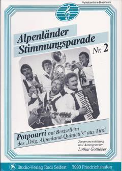 Musiknoten zu Alpenländer Stimmungsparade 2 arrangiert/komponiert von Rudi Seifert (Potpourri/Medley) - Musikverlag Seifert